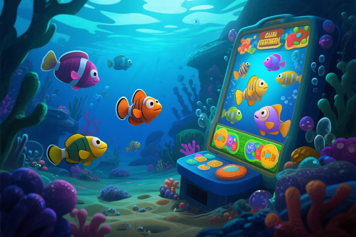 捕鱼联盟 海底世界场景示意图